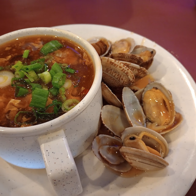 Hot and Sour Soup and Clams