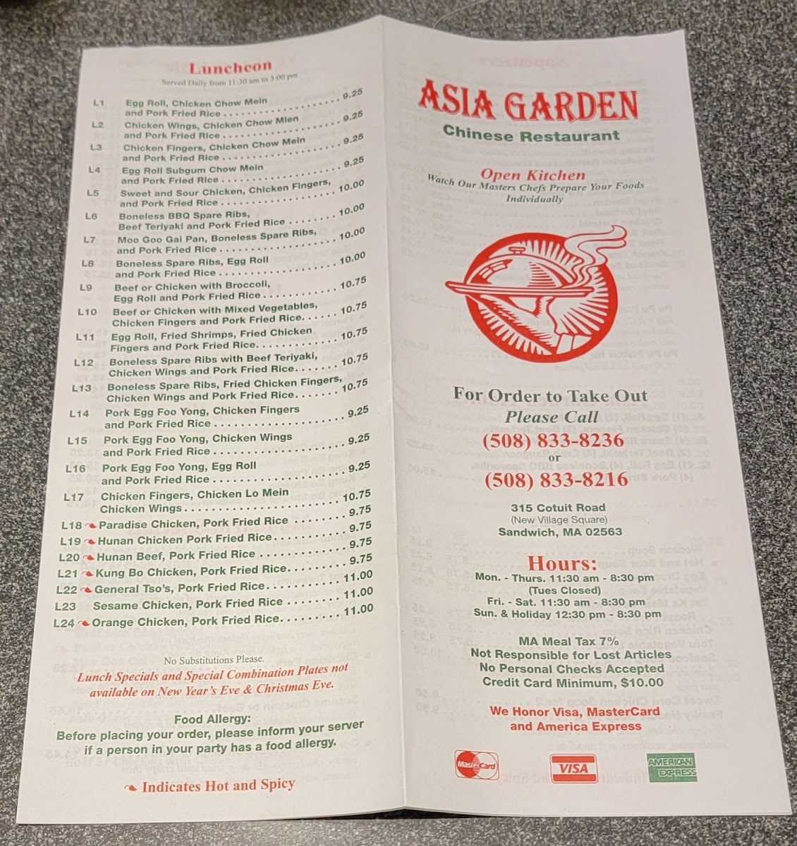 Menu Photo 0