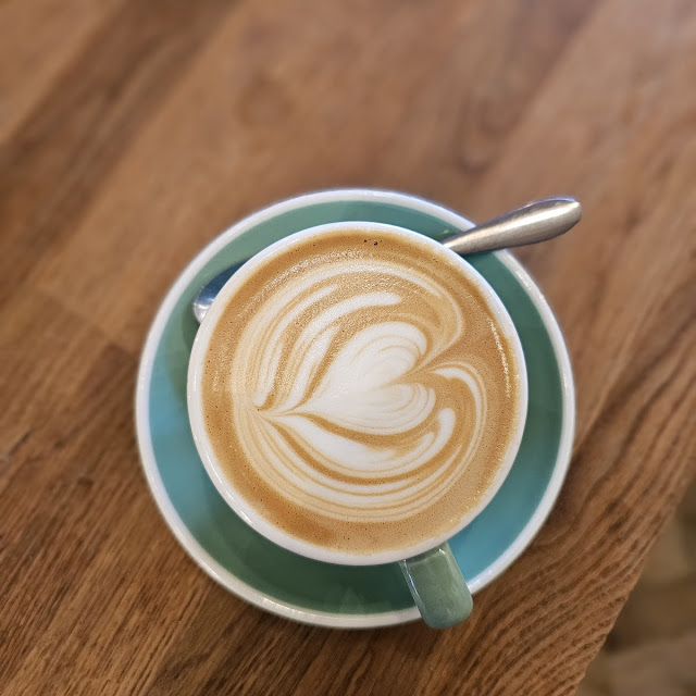 Latte with Rosetta