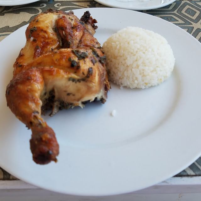 Roasted Half Chicken with Rice