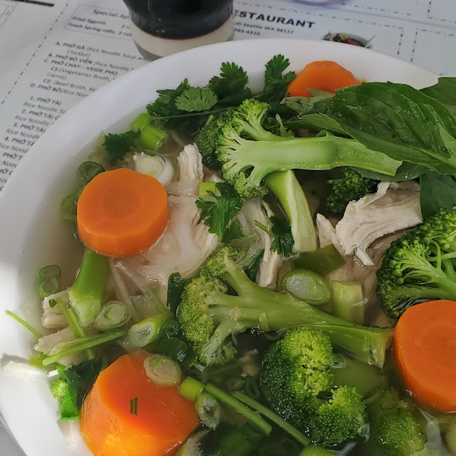 Pho GA Steamed Veggies
