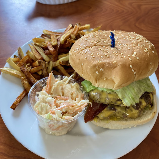 Double Bacon Cheeseburger Platter