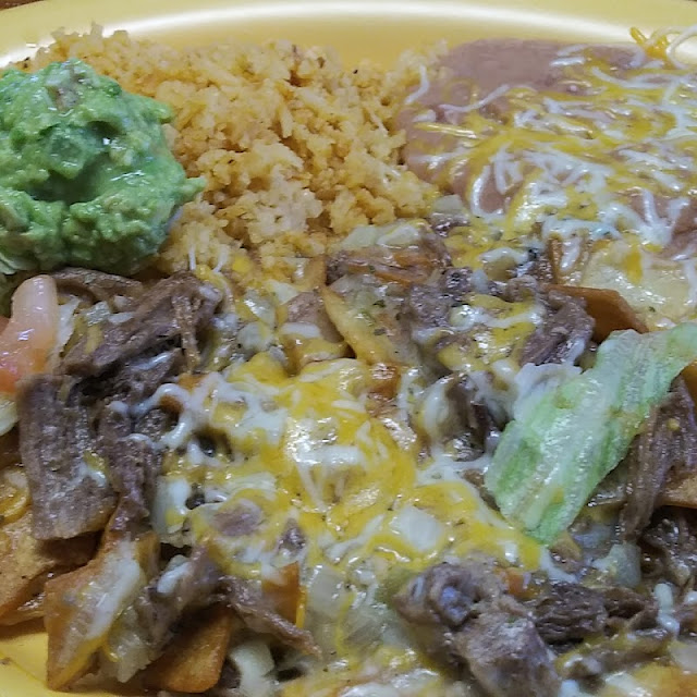 Chilaquiles Meat Lunch Plate