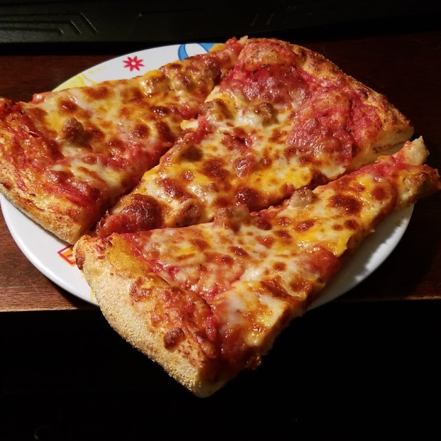 Pepperoni and Sausage Pizza