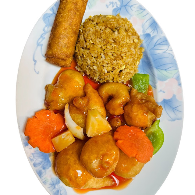 Sweet and Sour Chicken Happy Family