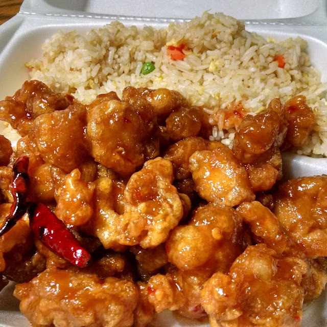 General TSO's Chicken with Fried Rice