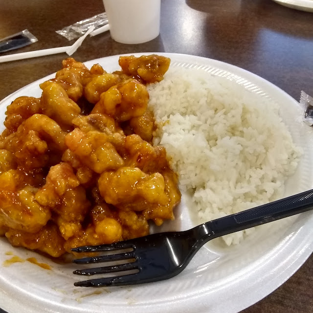 General TSO Chicken with Rice