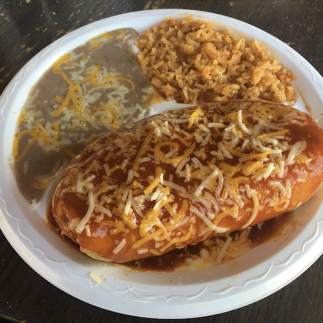Wet Chicken Burrito Combo