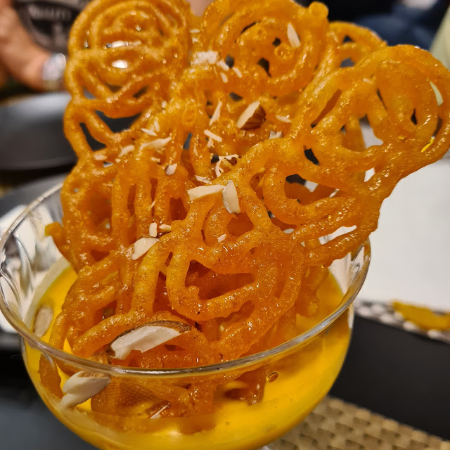Jalebi with Rabri