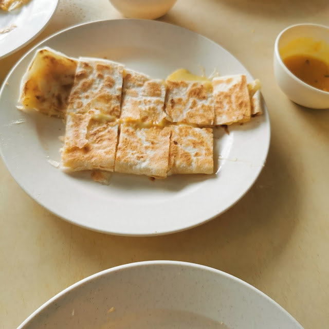 Spicy Roti Plata Cheese