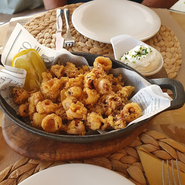 Calamars À L Andalouse Aoili de Citron