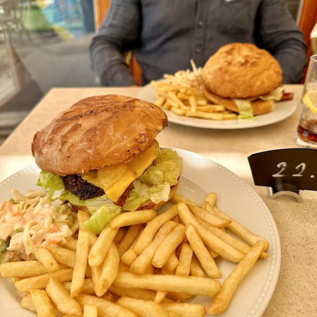 Burger Fries Coleslaw