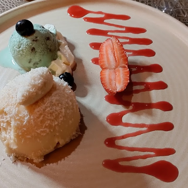 Passion Fruit and Coconut Dessert