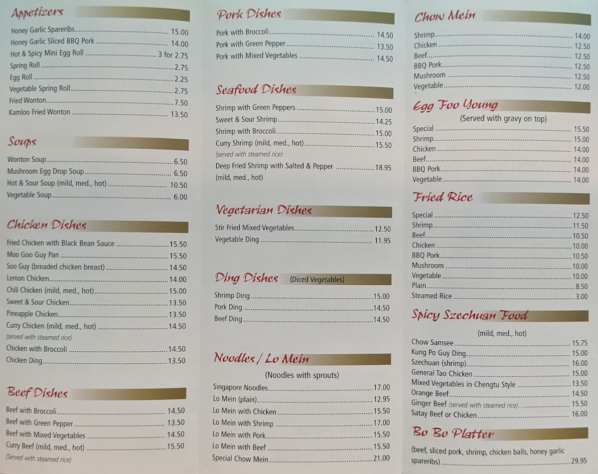 Menu Photo 0