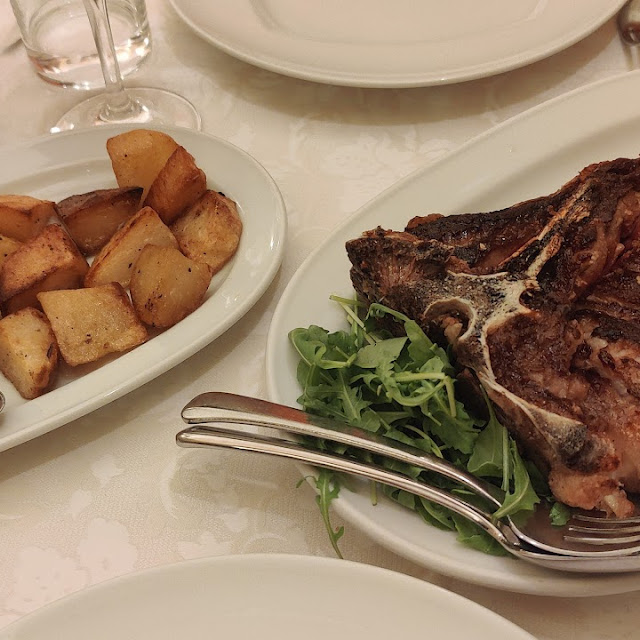 Bistecca Alla Fiorentina Con Patate Arrosto