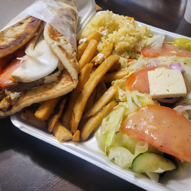 Pork Souvlaki Platter