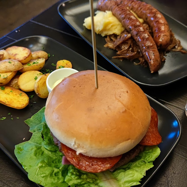 Thor Burger and Lamb Sausage