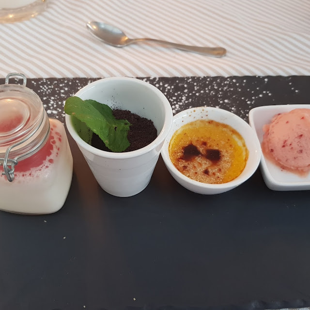 Panna Cotta Ice Cream Creme Brulee