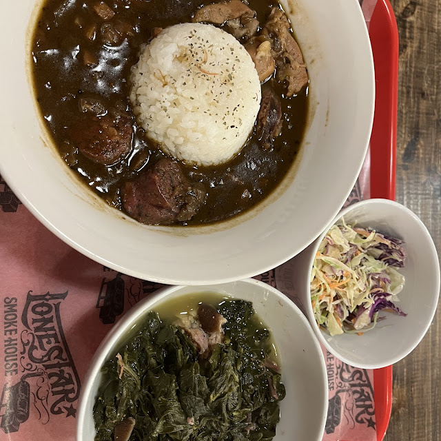 Gumbo and Collard Greens