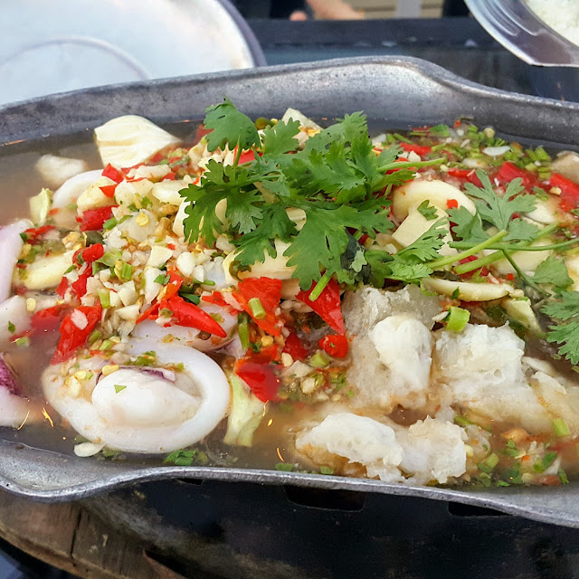 Steamed Squid with Lime
