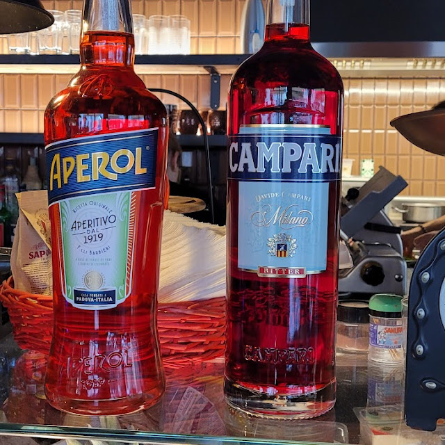Aperol and Campari