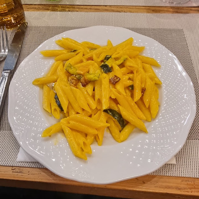 Pasta with Bacon and Saffron
