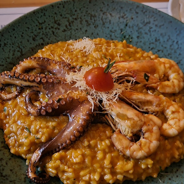 Risotto de Polvo E Camarão
