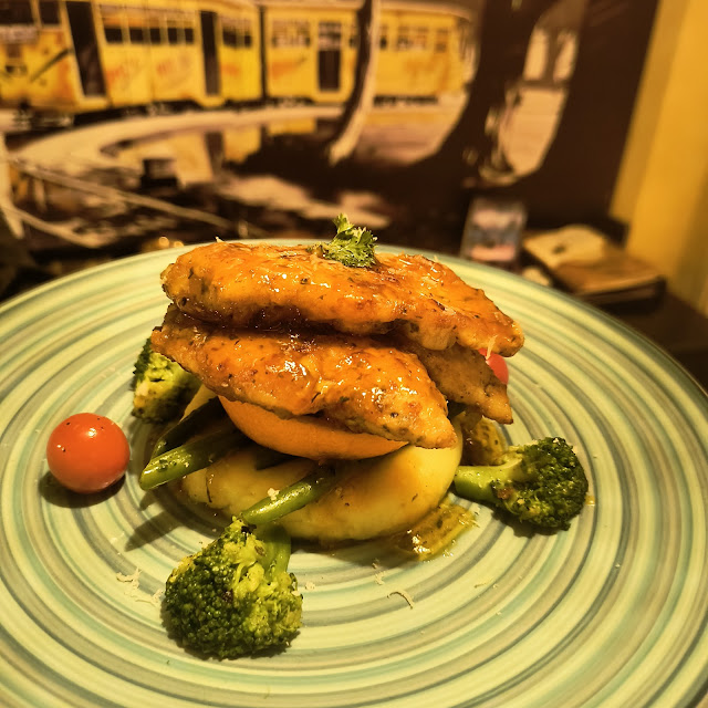 Grilled Fish in Orange Butter Sauce