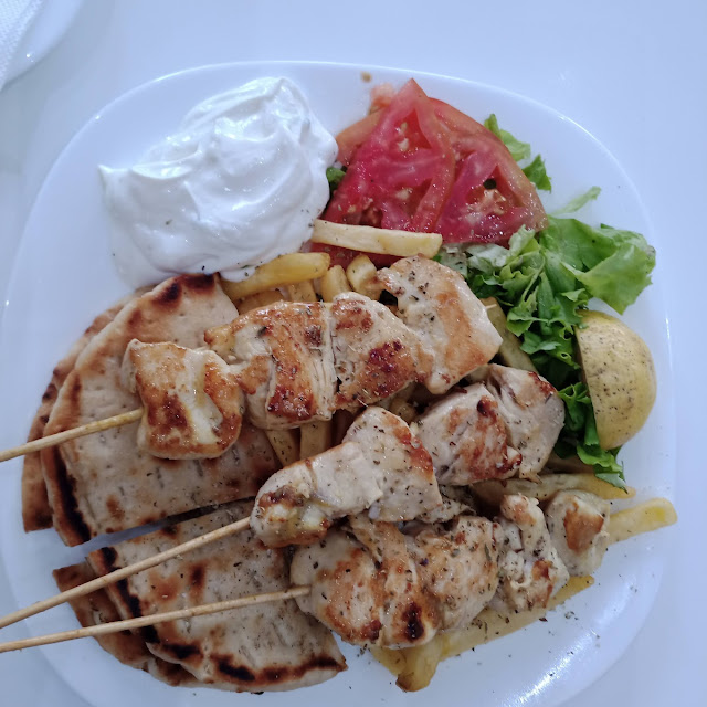 Portion with Chicken Kebab