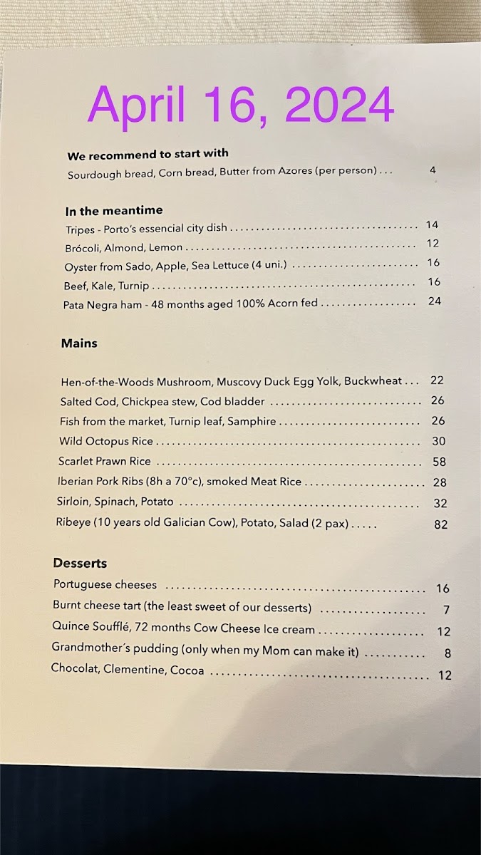Menu Photo 0