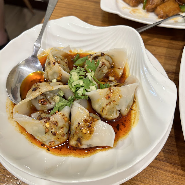 Wontons in Chili Oil