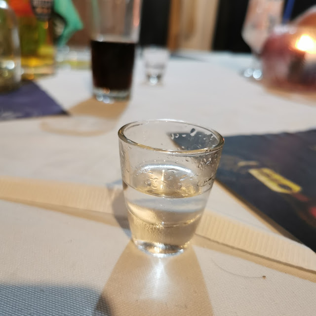 Glass of of Ouzo