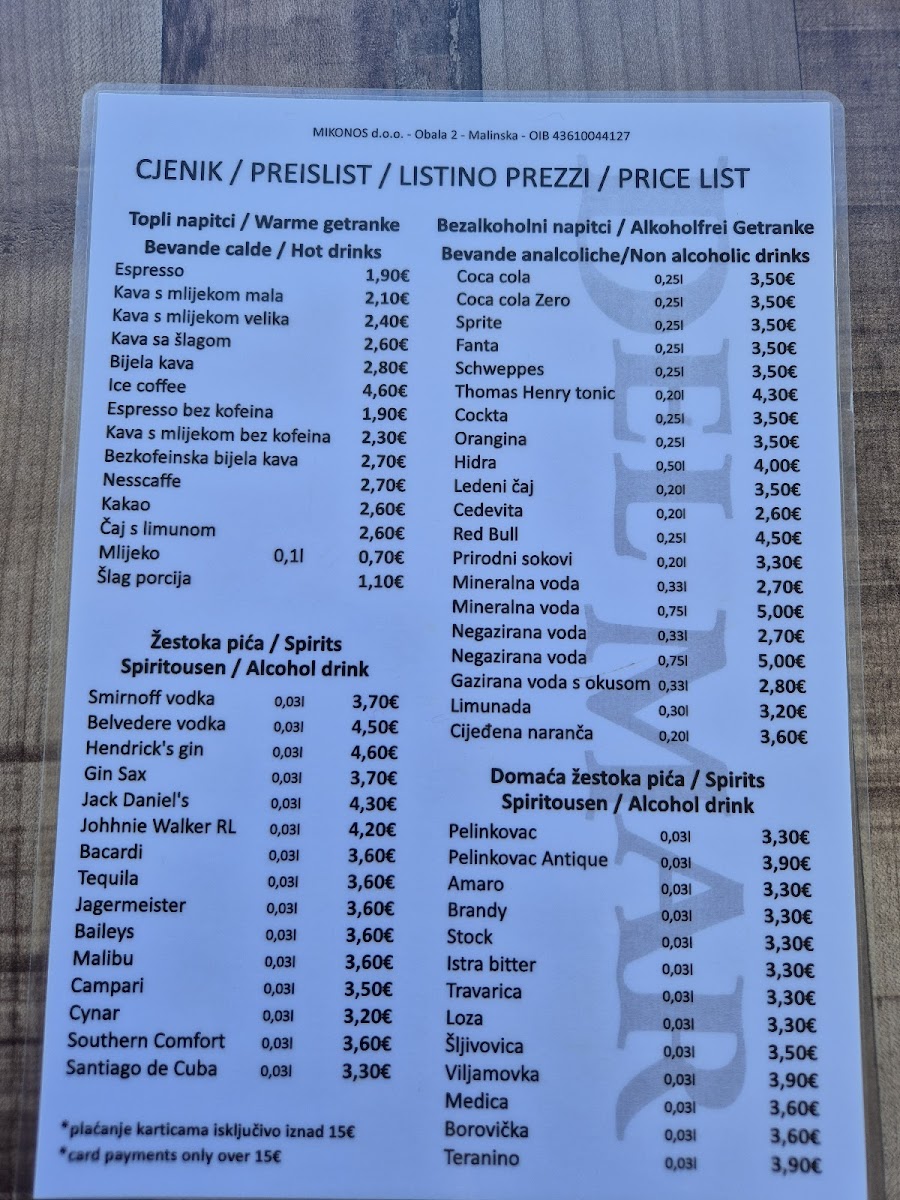 Menu Photo 0