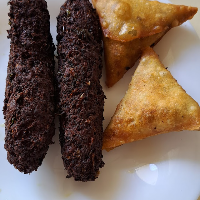 Kebabs and Samosas