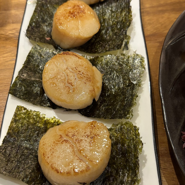 Grilled Scallop with Seaweed
