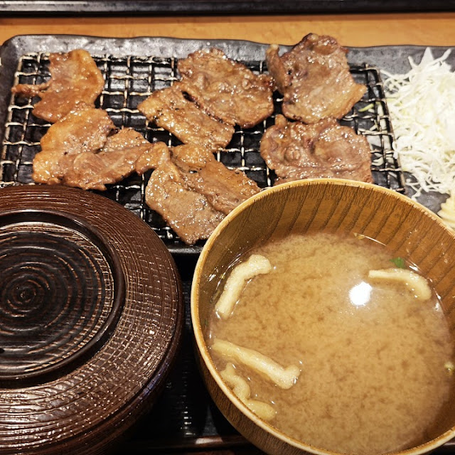 豚肩ロース炭火焼定食