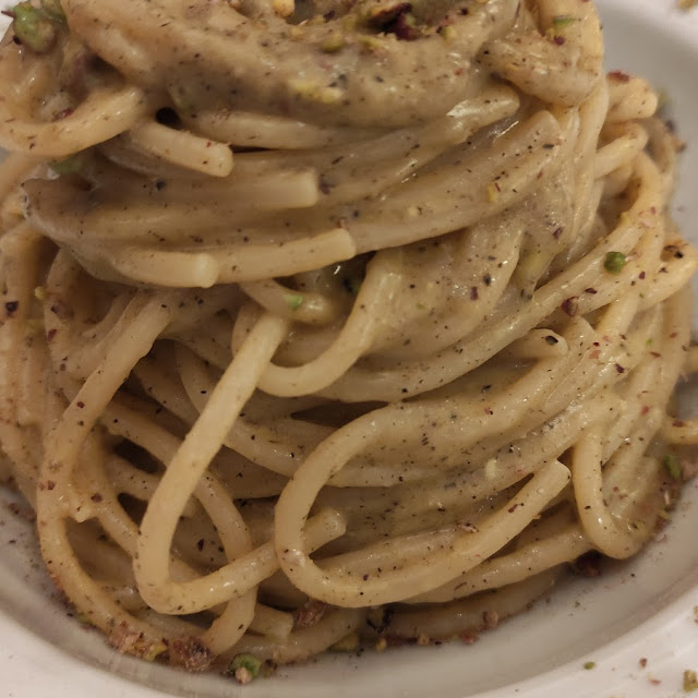 Carbonara with Pistachio