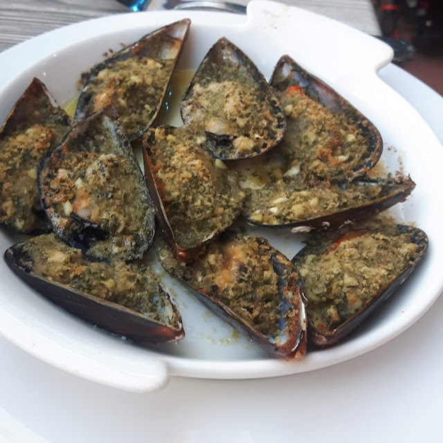 Moules Gratinées