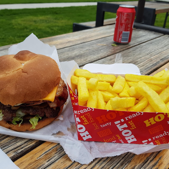 Aussie Burger and Fries