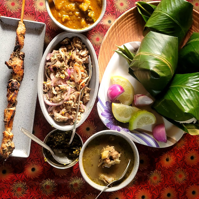 Tupula Rice and Boiled Pork with Bamboo Shoot