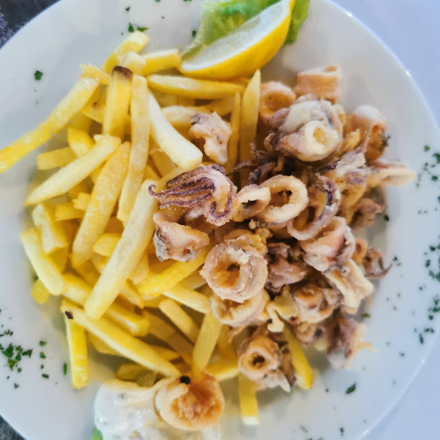 Gebackene Calamari
