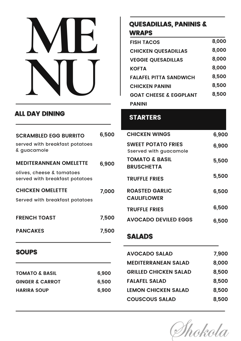Menu Photo 1