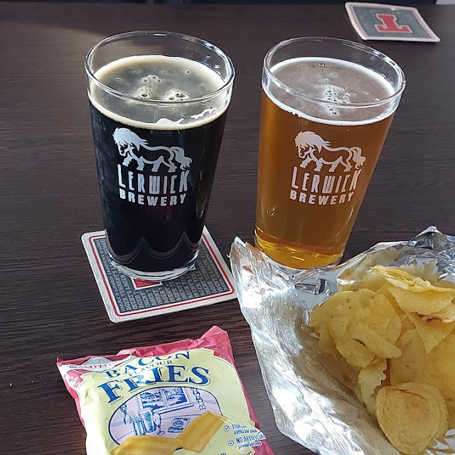 Two Pints of Beer and a Packet of Crisps