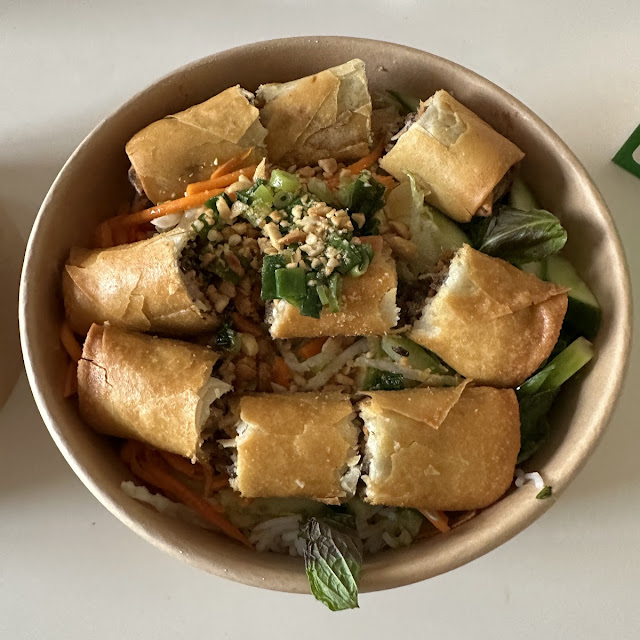 Chicken Spring Roll Vermicelli Bowl