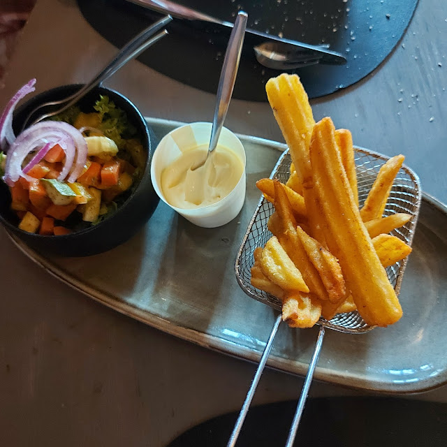Chips Veg and Mayo