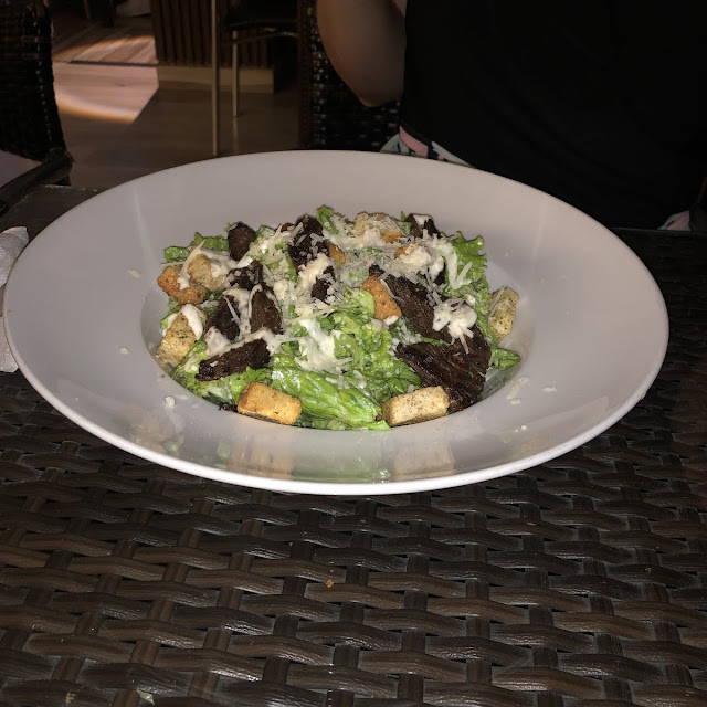 Caesar Salad with Skirt Steak