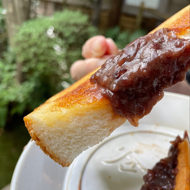Butter Toast with Red Bean Paste