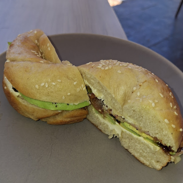 Bagel Ham and Cheese