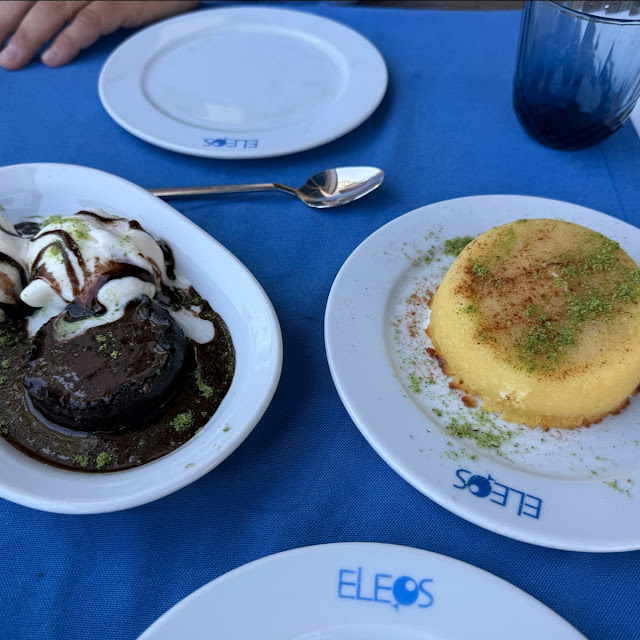 Semolina Dessert with Ice Cream