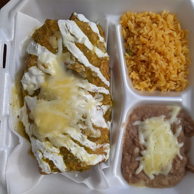 Chimichanga Plate